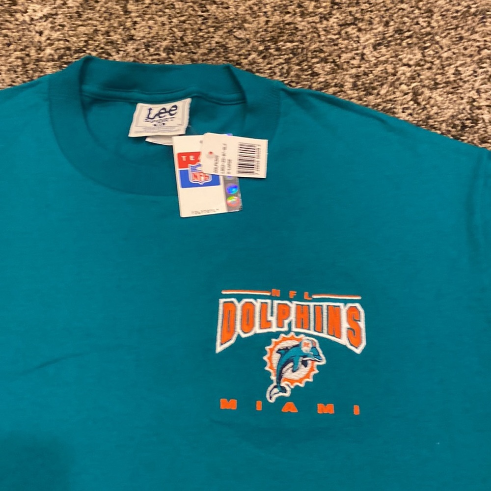 Vintage Miami Dolphins embroidered T-shirt
